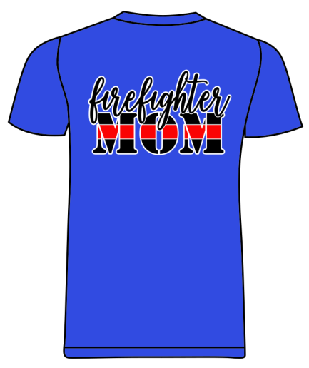 Farmland firefighter mom tee