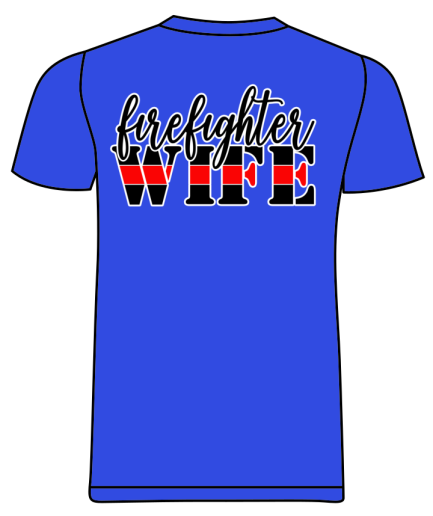 Farmland firefighter wife tee