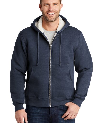 Flory CornerStone® Heavyweight Sherpa-Lined Hooded Fleece Jacket