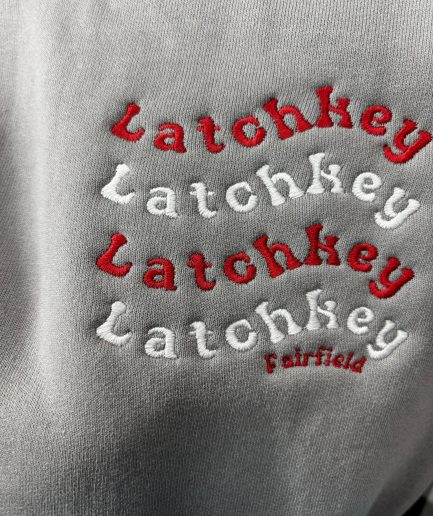 Latchkey original logo hooded sweatshirt